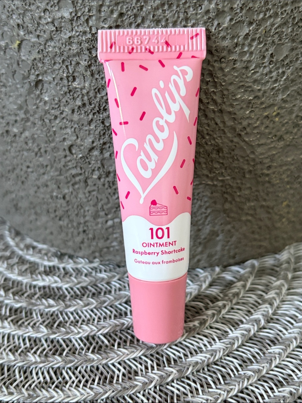 ❤️$5 NWT Lanolips Raspberry Shortcake 101 Ointment Multi Balm 4g